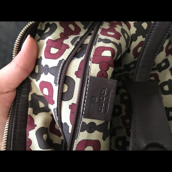 VINTAGE Gucci Shoulder Bag - Leather - Picture 4 of 4